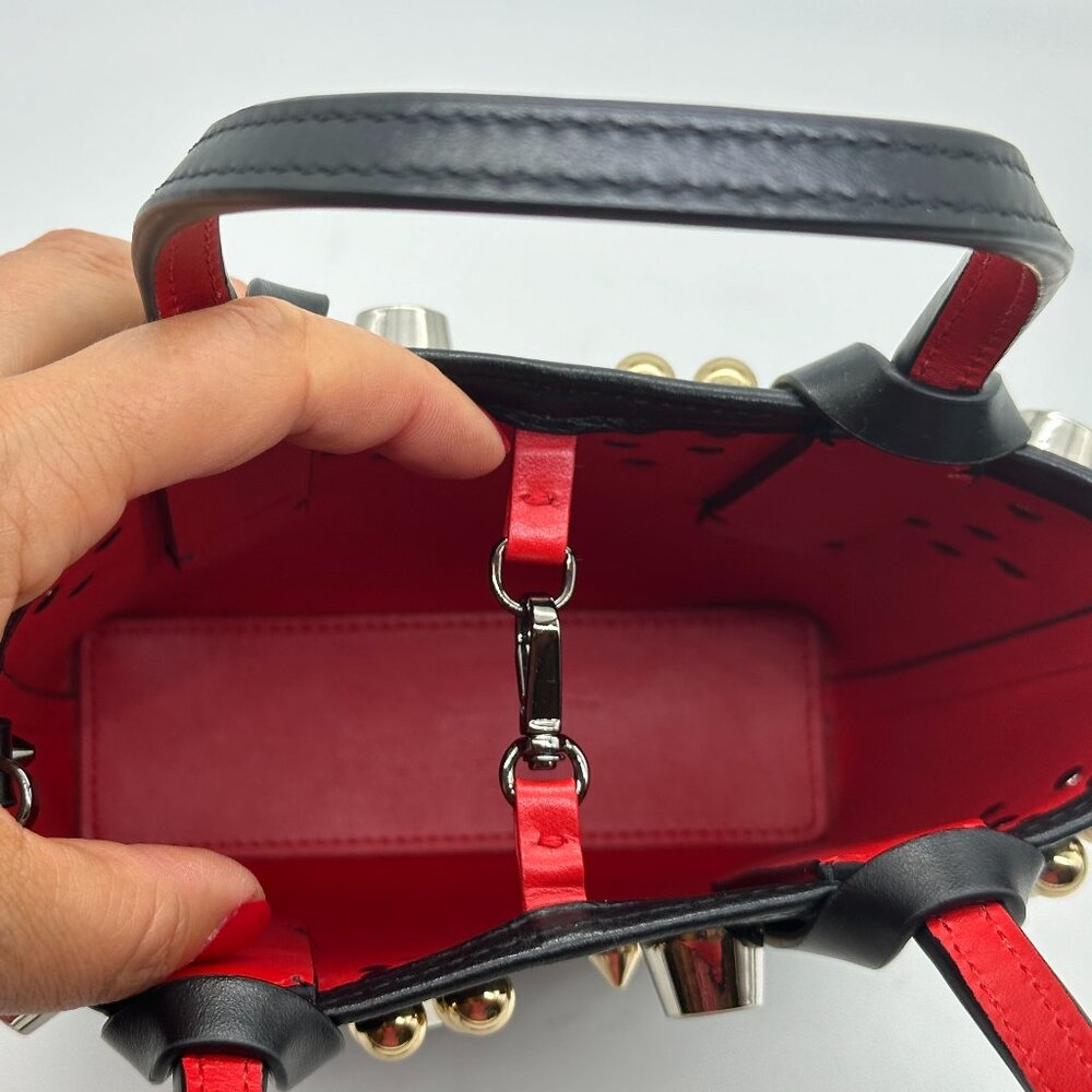 Christian Louboutin Black and Gold Crossbody Bag - Picture 12 of 16